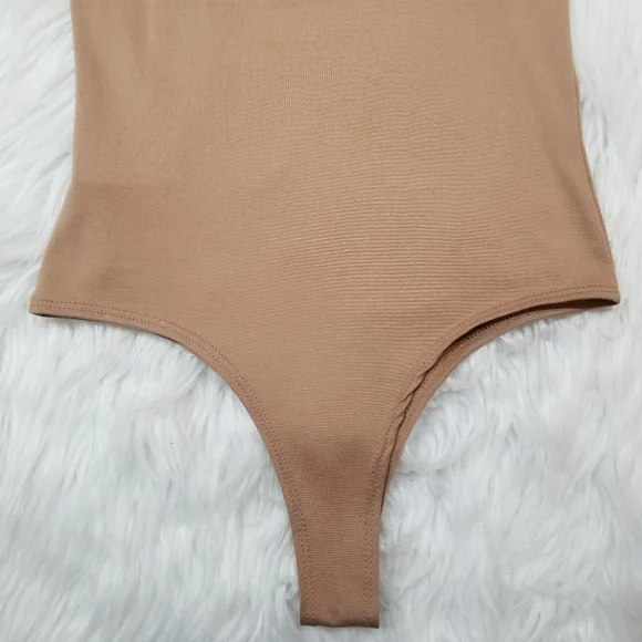 gaze Bodysuit High Neck Color Tan SIZE S. - Picture 11 of 17